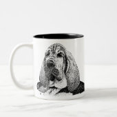 Pipe Hound Zweifarbige Tasse (Links)