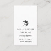 Pipe Layer Fitter Plumber Plumbing Visitenkarte (Rückseite)