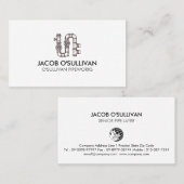 Pipe Layer Plumber Plumbing Visitenkarte (Vorne/Hinten)