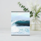 Pipe Line Hawaii Postkarte (Stehend Vorderseite)