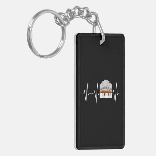 Pipe Organ Church Organist Orchester Donner Schlüsselanhänger (Vorderseite links)