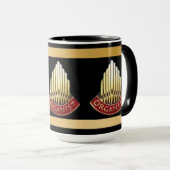 Pipe Organ Facade Organist Geschenk Tasse (VorderseiteRechts)