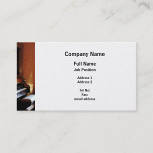 Pipe Organ im Wohnzimmer - Platin fertig Visitenkarte