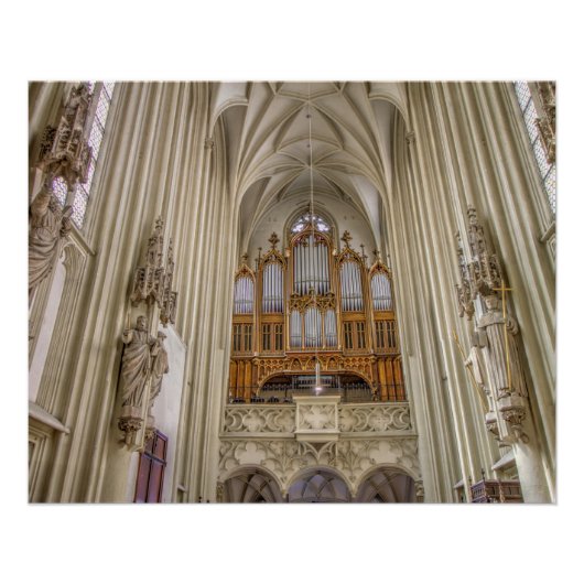 Pipe Organ Maria Am Gestade Poster (Vorderseite)