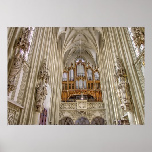 Pipe Organ Maria Am Gestade Poster (Vorne)