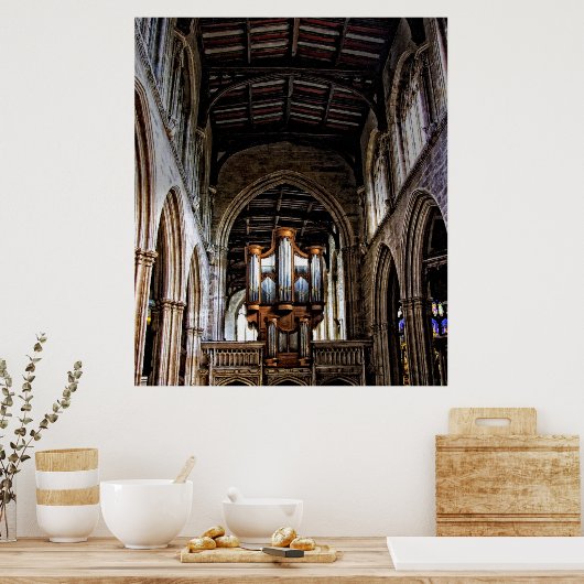 Pipe Organ Poster (Küche)