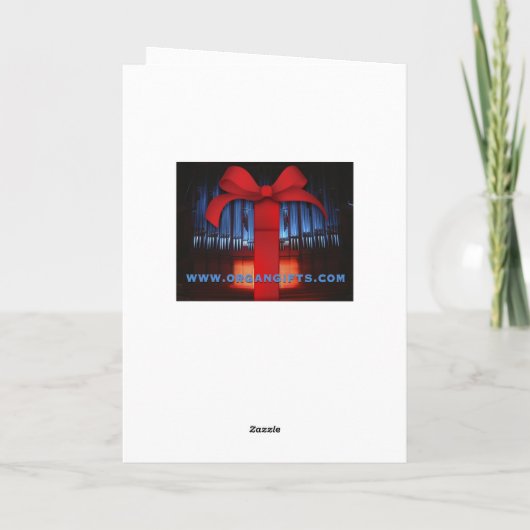 Pipe organ, Rodez Karte (Rückseite)