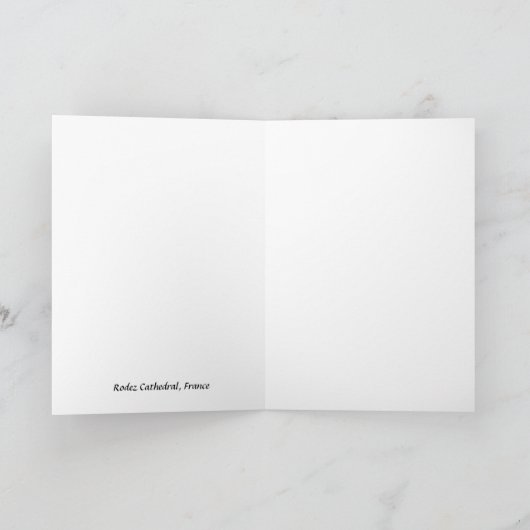 Pipe organ, Rodez Karte (Innenseite)