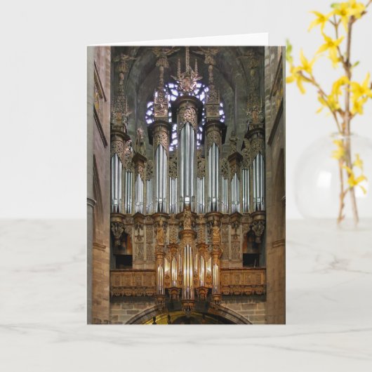 Pipe organ, Rodez Karte (Gelbe Blume)