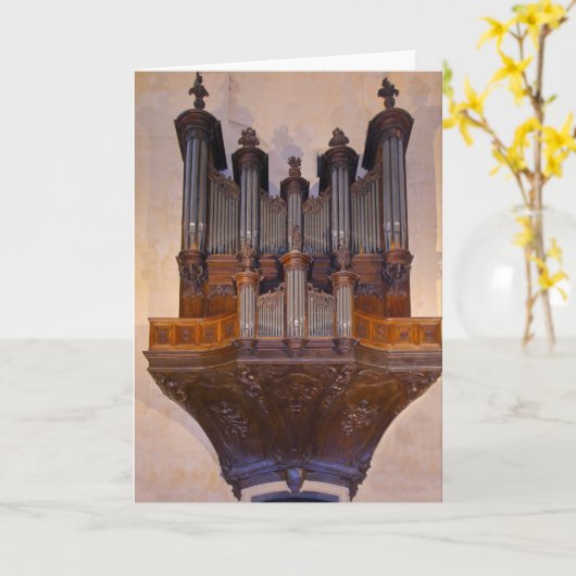 Pipe organ, Sarlat Karte (Gelbe Blume)