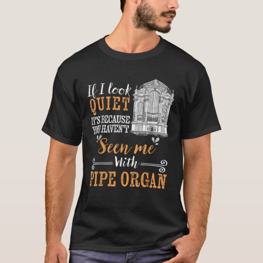 Pipe Organ Spieler Organist Spender Geschenk T-Shirt (Vorderseite)