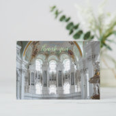 Pipe organ thank you card for musicians dankeskarte (Stehend Vorderseite)