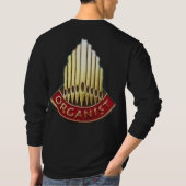 Pipe-Organist-Front und Rückseite Logo Langschlauc T-Shirt (Rückseite)