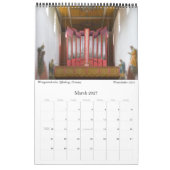 Pipe Organs Alte und neue individuell anpassbare K Kalender (Mär 2027)