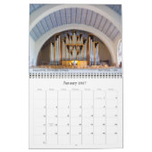 Pipe Organs Alter und Neuer horizontaler Kalender (Jan 2027)