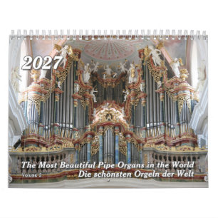 Pipe Organs of the World 2026 - Ein Musikkalender Kalender