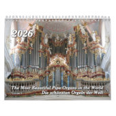 Pipe Organs of the World 2026 - Ein Musikkalender Kalender (Titelbild)
