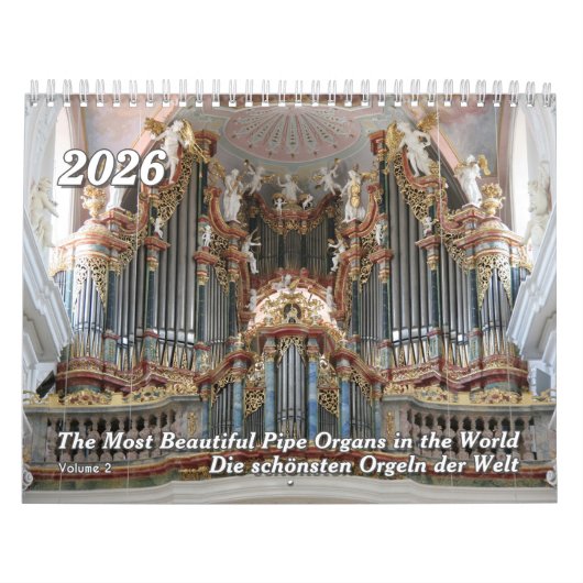 Pipe Organs of the World 2026 - Ein Musikkalender Kalender (Titelbild)