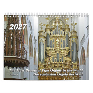 Pipe Organs of the World 2026 - Ein Orgelkalender Kalender