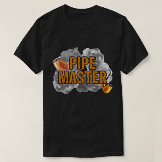 Pipe Rauchen T-Shirt (Design vorne)