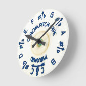 Pipe Runde Wanduhr (Winkel)