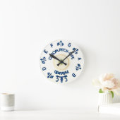 Pipe Runde Wanduhr (Zuhause)