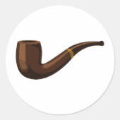 Pipe Runder Aufkleber (Vorderseite)