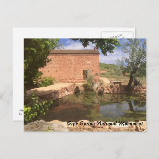 Pipe Spring National Monument Postkarte (Vorne/Hinten)
