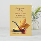 Pipe Tobacco Einladung (Stehend Vorderseite)