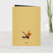 Pipe Tobacco Vatertag Foto Grußkarte Dankeskarte (Rückseite)