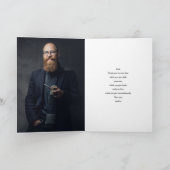 Pipe Tobacco Vatertag Foto Grußkarte Dankeskarte (Innenseite)