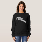Pipe Wrench Pipe Fitting Klempner Sweatshirt (Vorne ganz)