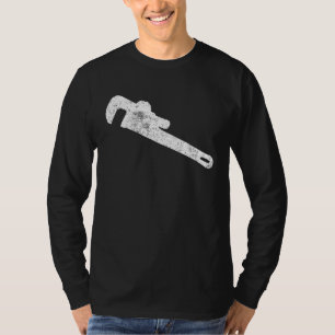 Pipe Wrench Pipe Fitting Klempner T-Shirt