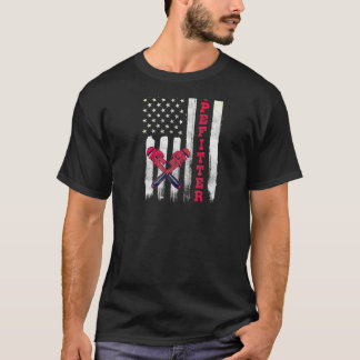 Pipefitter spendet Klempnerbild auf der Rückseite T-Shirt