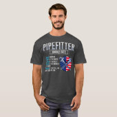 Pipefitter Steamfitter Gift Plumber USA American T-Shirt (Vorne ganz)
