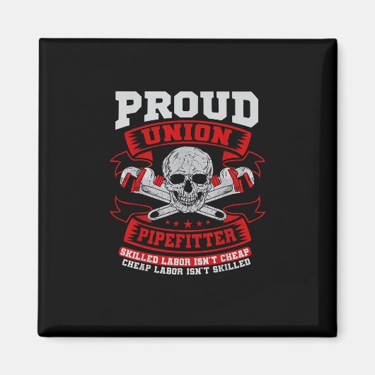 Pipefitter Steamfitter Plumber - Qualifizierte Lab Magnet (Vorne)