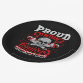 Pipefitter Steamfitter Plumber - Qualifizierte Lab Pappteller (Schrägansicht)