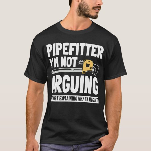 Pipefitter Steamfitter Plumber Tradesman Piping Sy T-Shirt (Vorderseite)