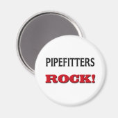 Pipefitters Rock Magnet (Vorderseite/Rückseite)