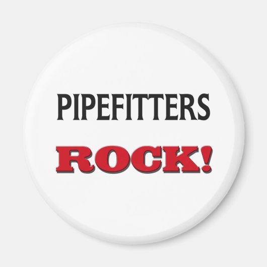 Pipefitters Rock Magnet (Vorne)