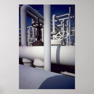 Pipeline für Erdölraffinerien Poster