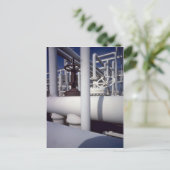 Pipeline für Erdölraffinerien Postkarte (Stehend Vorderseite)