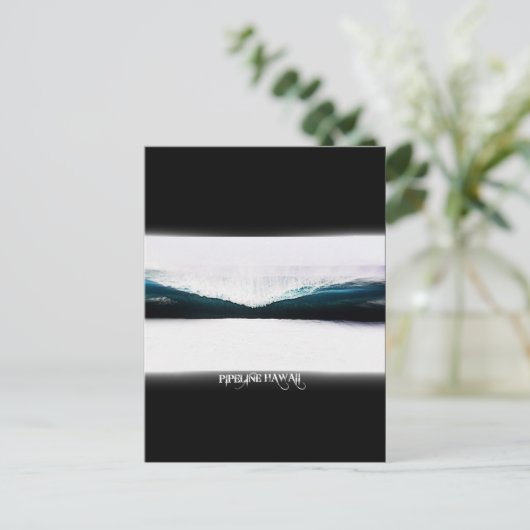 Pipeline Hawaii Postkarte (Stehend Vorderseite)