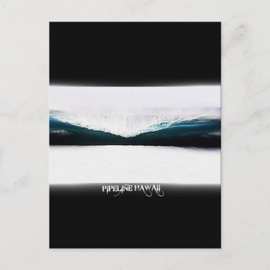 Pipeline Hawaii Postkarte (Vorderseite)