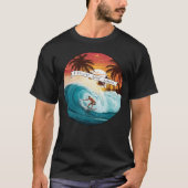 Pipeline, Oahu, Hawaii T-Shirt (Vorderseite)