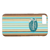 Pipeline Surfboard Hawaiian iPhone 7 Fall Case-Mate iPhone Hülle (Rückseite (Horizontal))