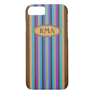 Pipeline Surfboard Hawaiian Monogram gestreift Case-Mate iPhone Hülle