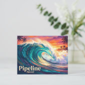 Pipeline USA Postkarte (Stehend Vorderseite)