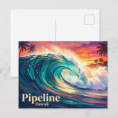 Pipeline USA Postkarte (Vorne/Hinten)