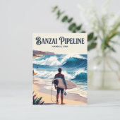 Pipeline USA Postkarte (Stehend Vorderseite)